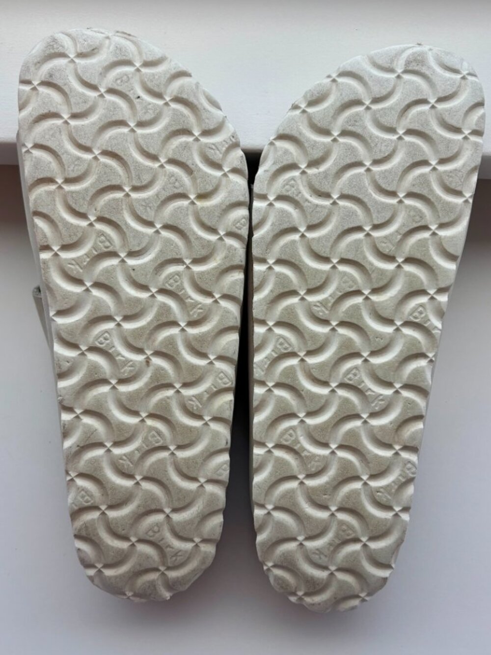 Antique White Birkenstock Arizona Sandals - Picture 5 of 7
